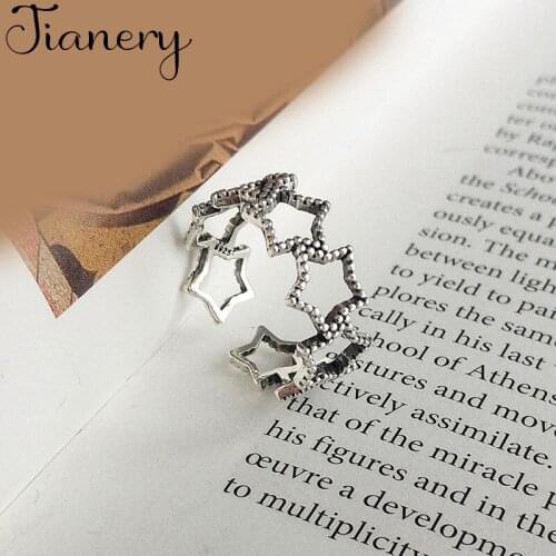 Summer Bohemian Ethnic Star Ring For Women Female Fashion Finger Rings Korean Girl Party Gift Gothic Jewelry