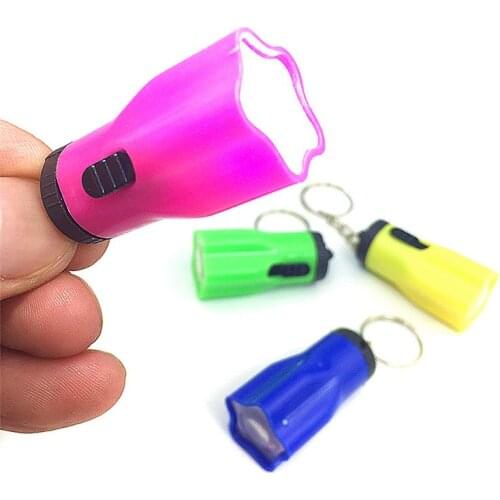 Mini Flashlight LED Light-Up Toys Keychain Party Favors Kids Toy Gift Gadgets Bag Pendant