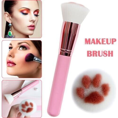 2019 Multi-function 1PCS Cat Claw Paw Makeup Brushes Cute Foundation Brush Long Lasting Concealer Blush Beauty Tool