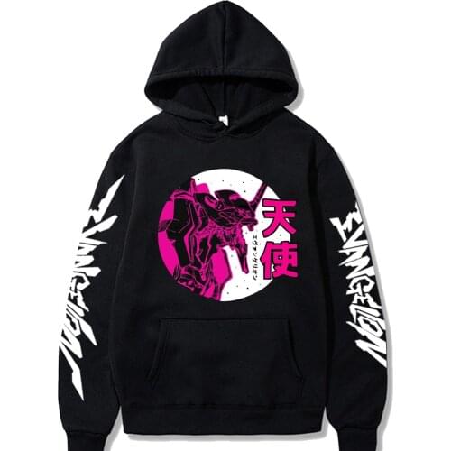 Men Hoodie Ayanami Rei Anime Graphic Print Sweatshirt Streetwear Harajuku Pullover Tops