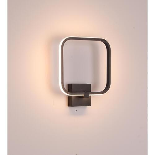 Nordic Design vintage Black Led Wall Light Lamp Sconces Fixtures for Loft Decor Bedroom Home Stairs Indoor 110V 220V