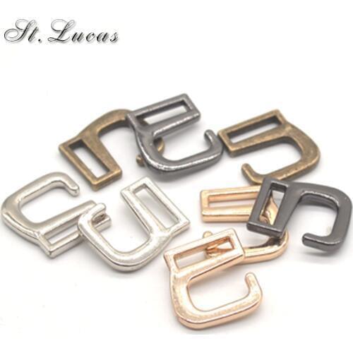 New arrived high quality 20pcs/lot 8mm silver gun-black gold metal shoes bags type 9 Buckle hooks buttons DIY accessories