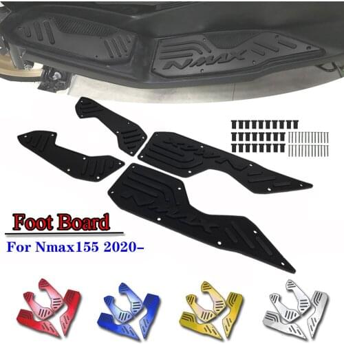 Motorcycle CNC Footrests Footpegs Foot Board Rests Pegs Rear Pedals Footboard For Yamaha NMAX155 N-MAX 155 N MAX155 MAX 155 2020