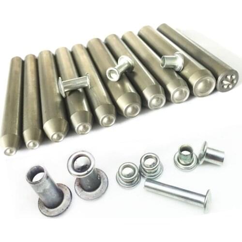 Half-empty rivet punch Bai Gang punch press hand-knock hollow rivet flowering flanging die