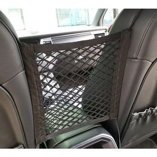 Strong Elastic Car Mesh Net Bag Between Organizer Seat Back Storage Bag Luggage