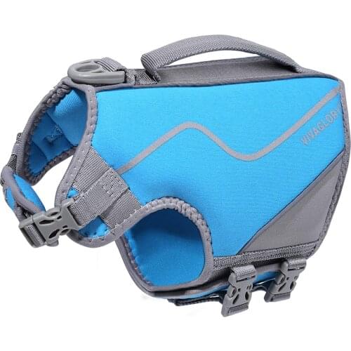 Outdoor Hound Dog Life Jacket New Sports Style Ripstop Dog Life Jacket Safety Vest with Superior Buoyancy & Rescue Handle