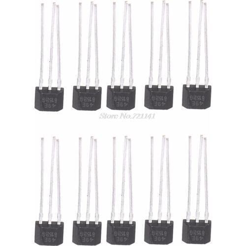 10PCS 49E Hall Element OH49E Voltage Regulator Hall Effect Sensor Linear Switch Dropship