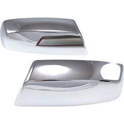 2pcs/lot Car Rear View Mirror Covers Auto ABS Chrome Rear Mirrors Trims For 2014-2015 Si\lverado s\ierra Car-Styling