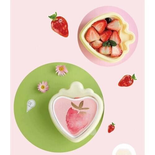 25pcs Net Red Baking Package Mango Banana Strawberry Mousse Cake Favor Pastry Pudding Ice Cream Dessert Cup With Lid and Sticker