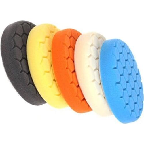 5pcs 6 Inch 150mm Hex Logic Polishing Pad for Car Polisher Pack of