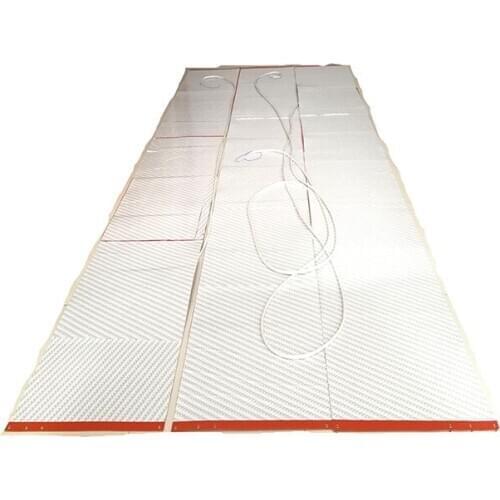 550*4800*1.5mm band heater for tank 230v 4000w adhesive 1 side 1500mm lead wire