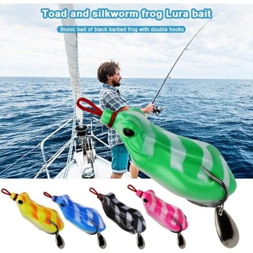 6cm Topwater Fishing Lure Frog Lures Soft Frog Baits Lifelike Swimming Action Fishing Tackles SAL99