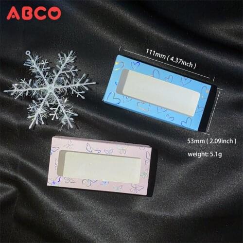 ABCO Wholesale Lashes Packing Box for 25mm long EyeLash case Wholesale Bulk Cheap Pretty mink Lashes Boxes Storage Packaging