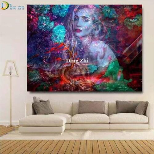 Abstract Woman And Man 5D Diy Diamond Painting Mosaic Cross Stitch Full Square Round Drill Art Landscape Diamond Embroidery