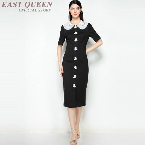 Business dress for women office female ladies social dress for work office uniform designs women winter dress 2018 AA4060