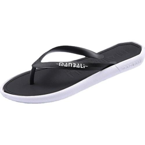 Mens Non-Slip Shock-Absorbing Wear-Resistant Embossed Outdoor Sandals Slippers Outer Wear Couple Beach Flip-Flop Funny Shoes