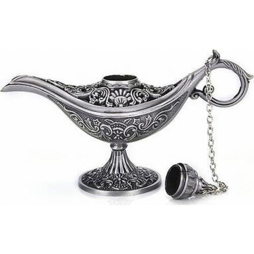 Incense Burners Antique Style Fairy Tale Magic Lamps Tea Pot Genie Lamp Vintage Retro Toys For Children Gifts Home Decor