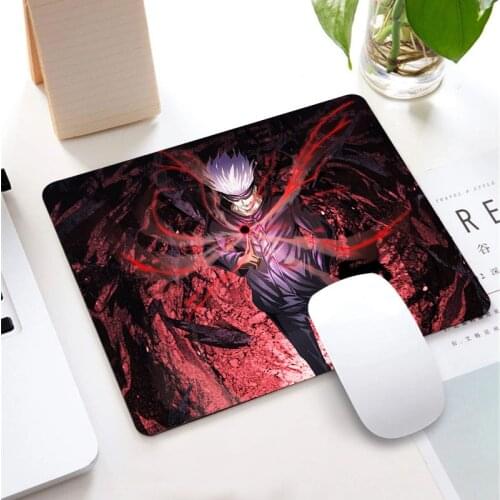 25*29CMJujutsu Kaisen Anime Mousepad for Gaming Laptop Computer Desk Mat Mouse Pad Wrist Rests Table Mat Office Desk Accessories