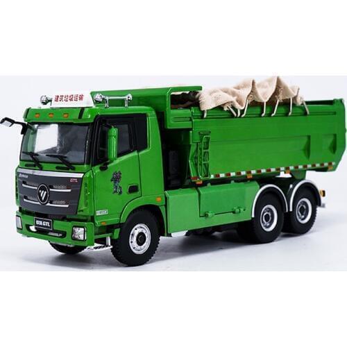 1:36 Diecast Model for Foton Daimler Auman GTL Slag Truck Alloy Toy Car Miniature Collection Gifts