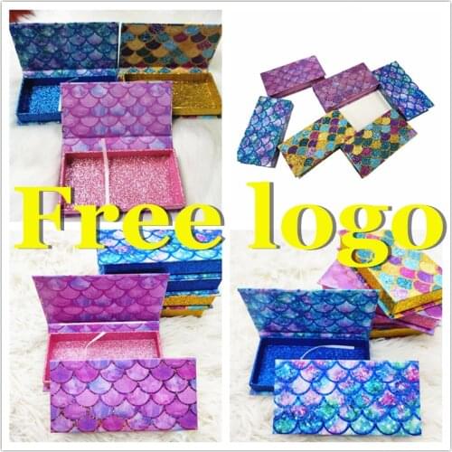 NEW Design Eyelash Packaging Box Wholesale Lashes Boxes Empty Eyelash Package Boxes Case 8-25mm Lashes Rectangle Box