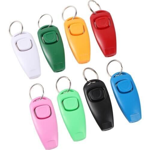 Pet Dog Whistle And Clicker Puppy Stop Barking Training Aid Tool Clicker Portable Trainer Pet Products Supplies 1 Pc