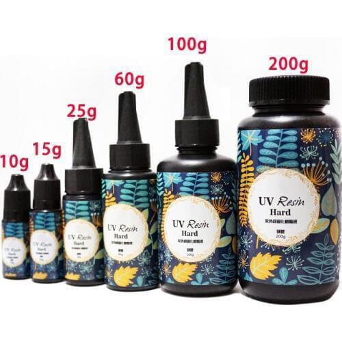 Newly UV Ultraviolet Resin Gel Curing Quick-drying Non-toxic Transparent Sunlight Activated Hard