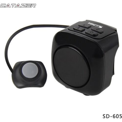 Bicycle Bell Bike Call Timbre Horn Assword Alarm Waterproof Mini Wireless Horn Sound Alarm Outdoor Protective Bike Bell