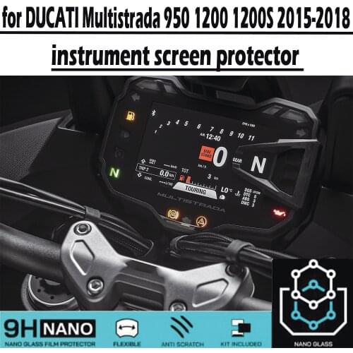 Motorcycle dashboard screen protector Anti-scratch Protective Film For DUCATI Multistrada 950 1200 1200S 1260 S 2015-2018 TPU