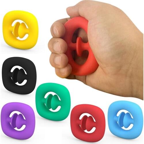 2pcs Finger Hand Grip Stress Reliever Toy Adult Child Funny Anti-stress Fidget Toys Snapperz Noise Maker Stress Relief Toy