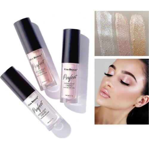 3.5g High Gloss Lying Silkworm Brightening Liquid Foundation Concealer Brightening Face Long-lasting High Gloss Liquid