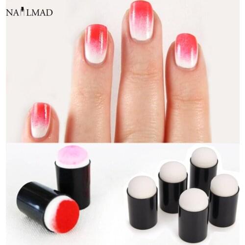 3pcs NailMAD Reusable Gradient Nail Sponges Stamp For Gel Gradient Nails Daubers Nail Tools