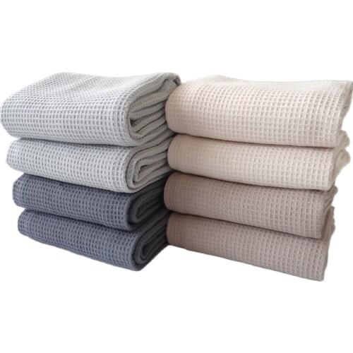 4 Pieces Waffle Weave Cotton Kitchen Towel,45x65cm Large Dinner Plate Hand Towel,Cloth Napkins,Ultra Soft Absorbent Dish Rags