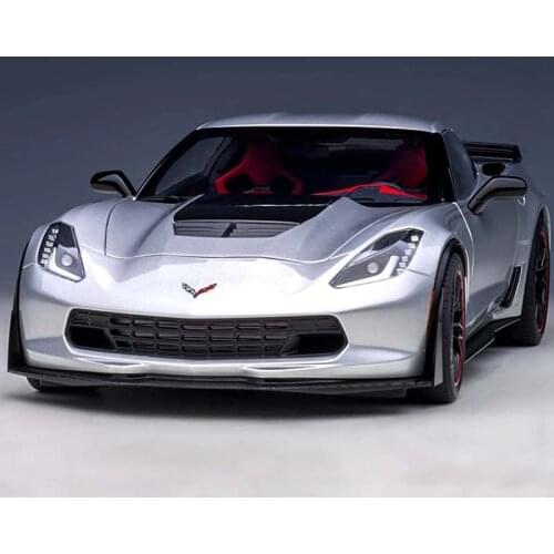 AUTOART 1: 18 Chevrolet Corvette C7 Z06 limited edition simulation car model collection gifts ornaments crafts toys