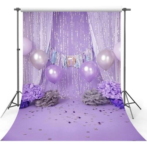 Avezano1st Birthday Party Newborn Photography Background Balloon Polka Dot Flower Backdrop Fond Studio Photocall Photozone Decor