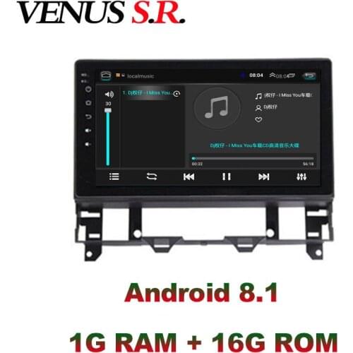 VenusSR Android 8.1 Car DVD Player GPS Navigation Multimedia For Mazda 6 Radio 2002-2008 car stereo