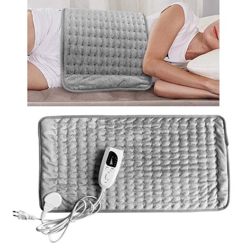 Large Electric Heating Pad, for Back Pain and Cramps Relief, Auto Shut Off, Heat Pad Therapy, EU Plug