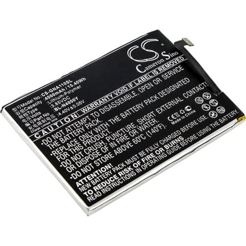 CS 4000mAh / 15.40Wh battery for GIONEE A1 Lite, A1 Lite Dual SIM, A1 Lite Dual SIM TD-LTE BL-N4000Y
