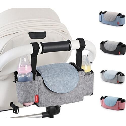 Travel Baby Stroller Bag Contrast Color Design Nappy Mommy Bags Diaper Organizer Multifunctional Large Capacity Parm Accessories