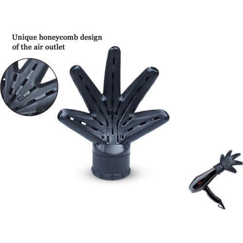 Hand Shape Hair Blow Dryer Diffuser Professional Hairdressing Salon Accessory for Shine Smooth Sleek Curling Wave Drying Tool