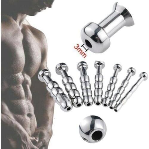 Stainless Steel Catheters Urethral Dilators Penis Plug Hollow Urethral Sound Penis Rod Sex Toys For Man Penis Plugs For Men