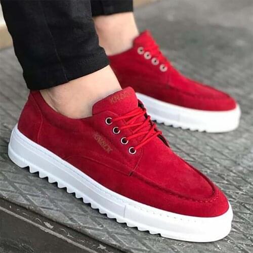 Knack Daily Shoes T12 Red (Suede)