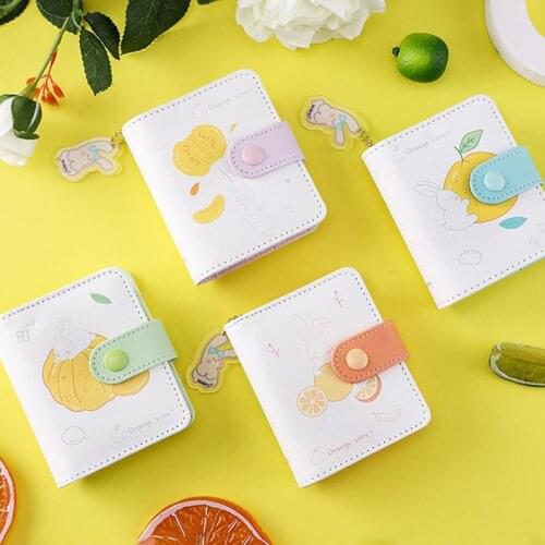 Mini Journal Notebook Orange Zone 3 Ring Binder Cute Agenda Planner Kawaii Pocket Books Small Loose Leaf Notepad School Supplies