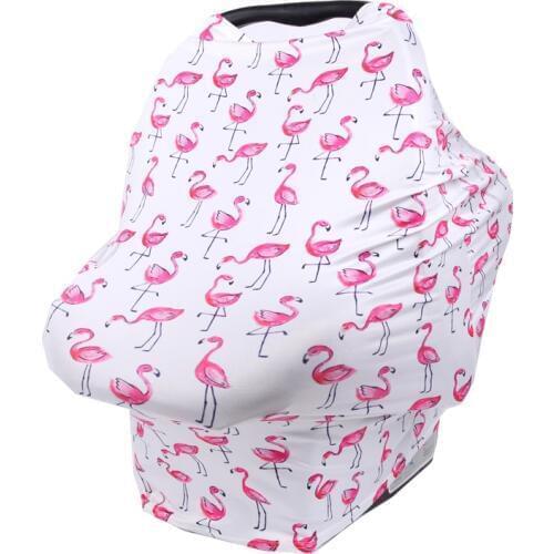 Cartoon Print Nursing Covers Baby Car Seat Cover Mother Breastfeeding Cover Multi Function Wholesale