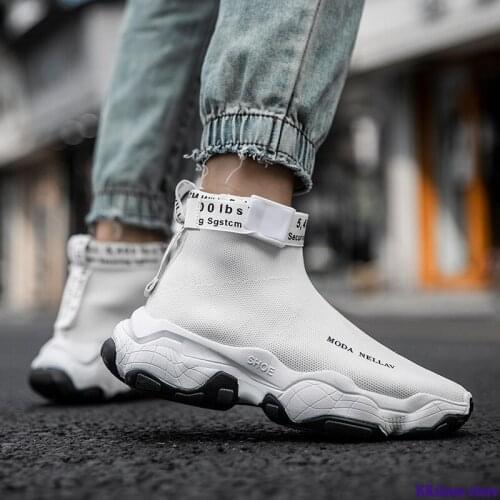 Men Casual Shoes Light Air Mesh Man Women High Top Sneaker Leisure Shoes Autumn Trend Zapatillas Hombre Men Shoes