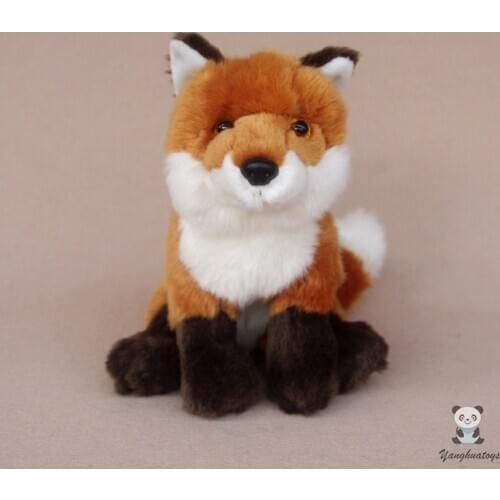 Stuffed Animals Kids Toys Real Life Plush Firefox Doll Red Foxes Home Decoration Toy Present Store