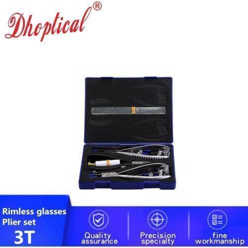3T eyeglasses plier set rimless glasses pliers repair set ,matt pliers u-cip eyewear process tool