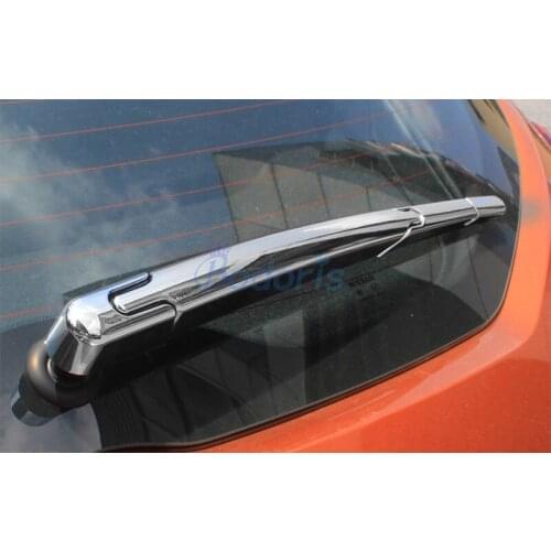 Rear Window Blade Trims Rain Water Wiper Cover Chrome Car Styling For Nissan Kicks 2017 2018 2019 2020 Auto Accessories