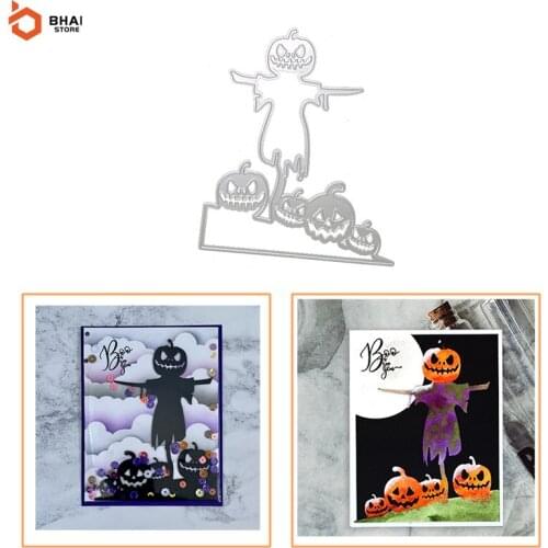 New Design Halloween Skeleton Man Metal Cutting Dies Cut Decoration Scrapbook Paper Card Embossing Decor Craft 2021