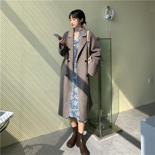 Womens Dresses Japanese Harajuku Vintage Ladies Ulzzang V-neck Floral Dress Female Korean Kawaii Cute Clothing For Women