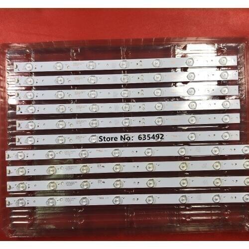 10PCS/KIT LED Backlight Strip LED48D7-ZC14-01 LED48D8-ZC14-01 For Hai er LE48MF7000 LE48F3000W LE48M50S LE48M33S LD48U3300